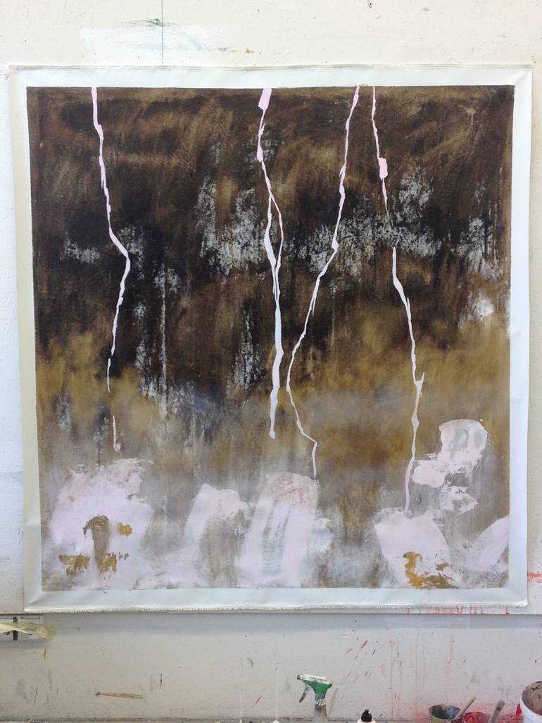 Original Abstract Expressionism Abstract Painting by Ursula Radel-Leszczynski