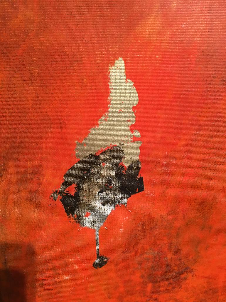 Original Abstract Expressionism Abstract Painting by Ursula Radel-Leszczynski