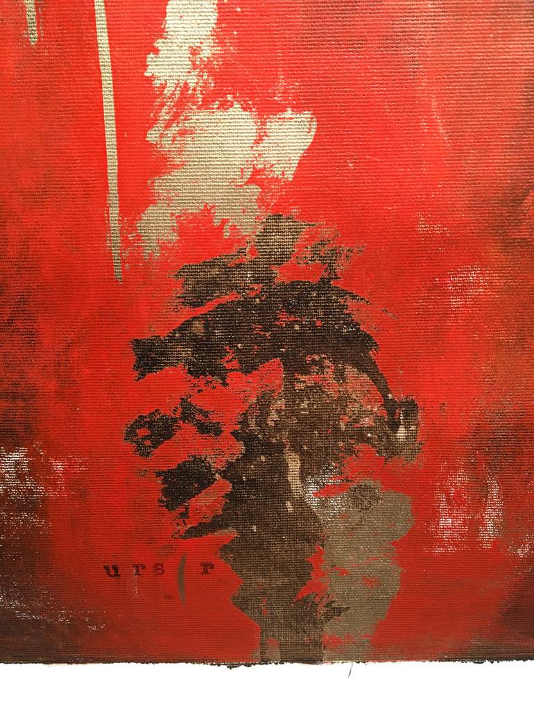 Original Abstract Expressionism Abstract Painting by Ursula Radel-Leszczynski
