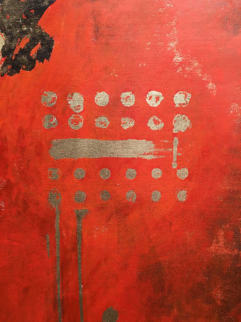 Original Abstract Expressionism Abstract Painting by Ursula Radel-Leszczynski