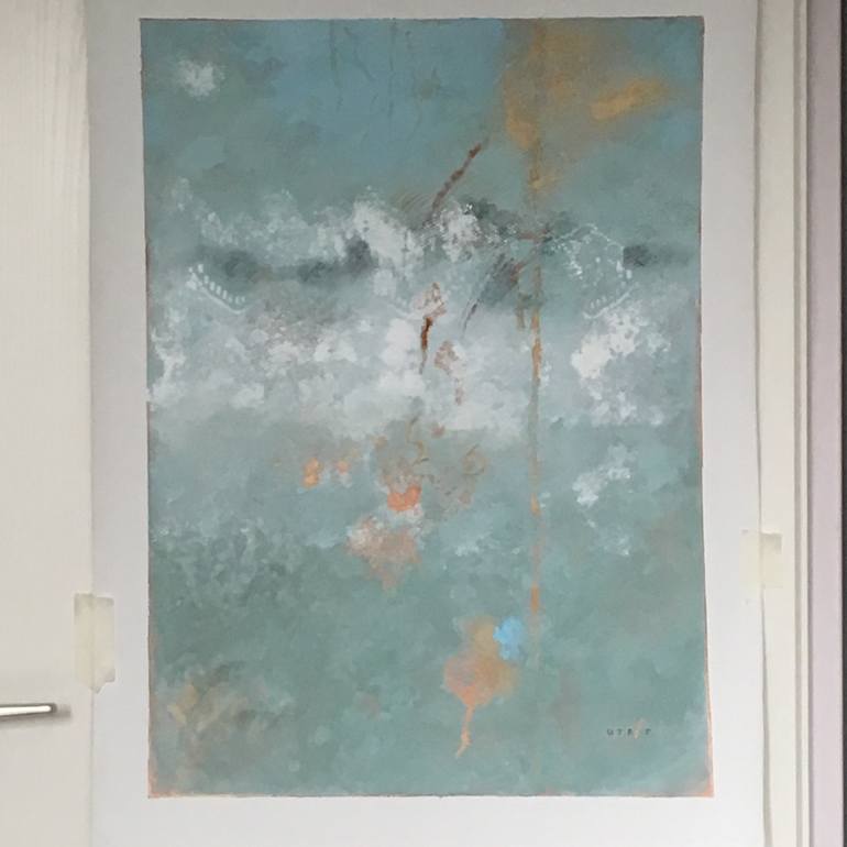 Original Fine Art Abstract Painting by Ursula Radel-Leszczynski