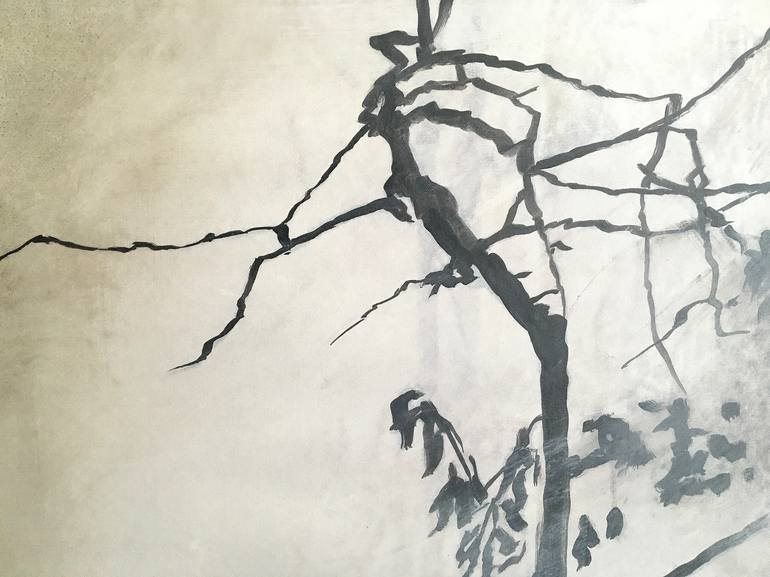 Original Abstract People Painting by Ursula Radel-Leszczynski