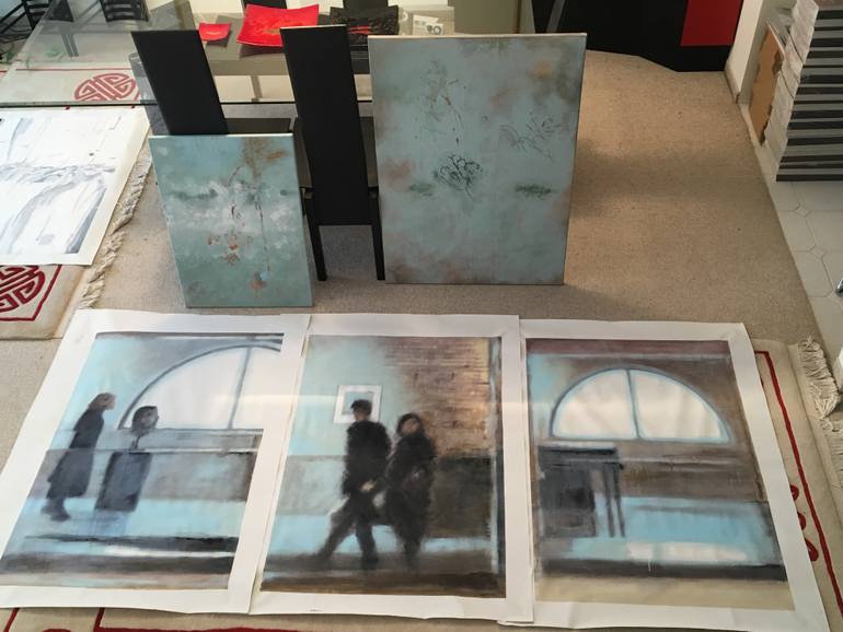 Original Abstract Other Painting by Ursula Radel-Leszczynski