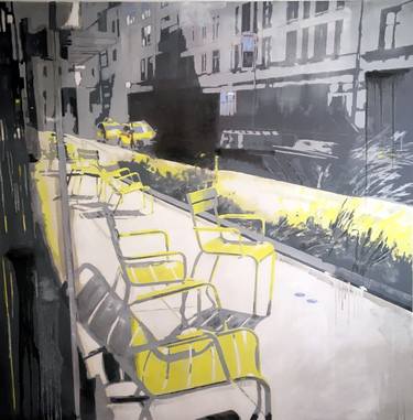 Print of Cities Paintings by Ursula Radel-Leszczynski