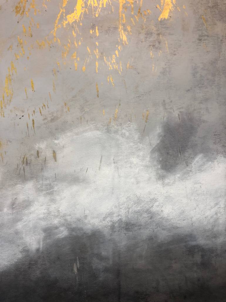 Original Abstract Expressionism Abstract Painting by Ursula Radel-Leszczynski
