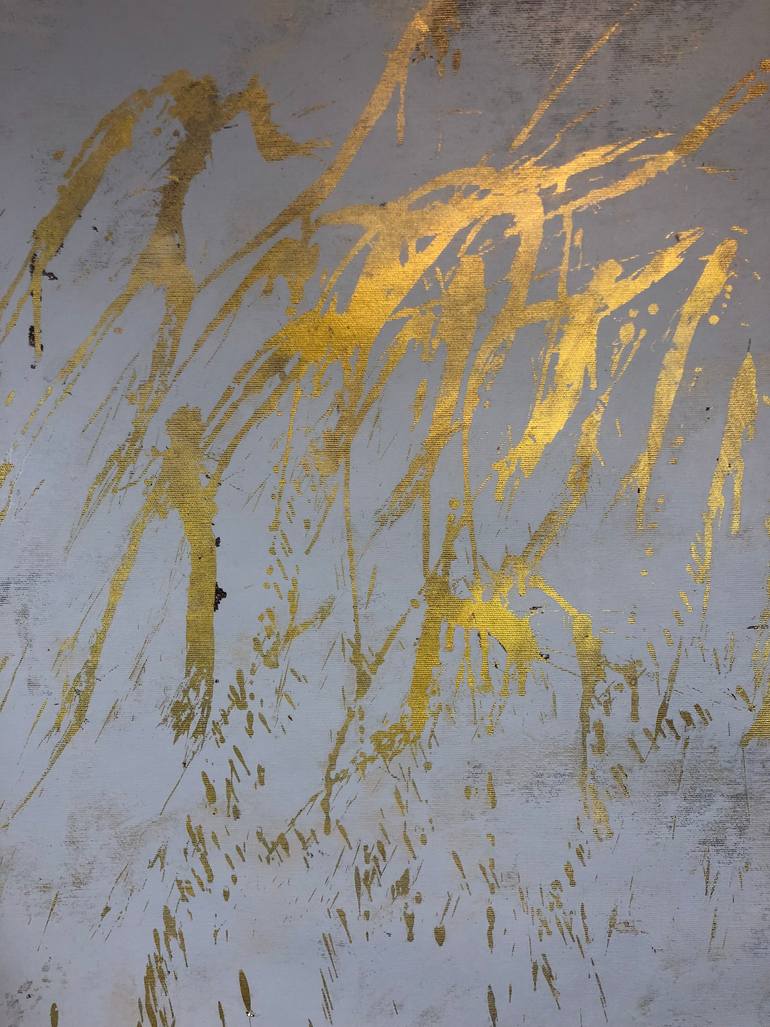 Original Abstract Expressionism Abstract Painting by Ursula Radel-Leszczynski