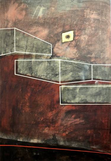 Original Fine Art Abstract Paintings by Ursula Radel-Leszczynski