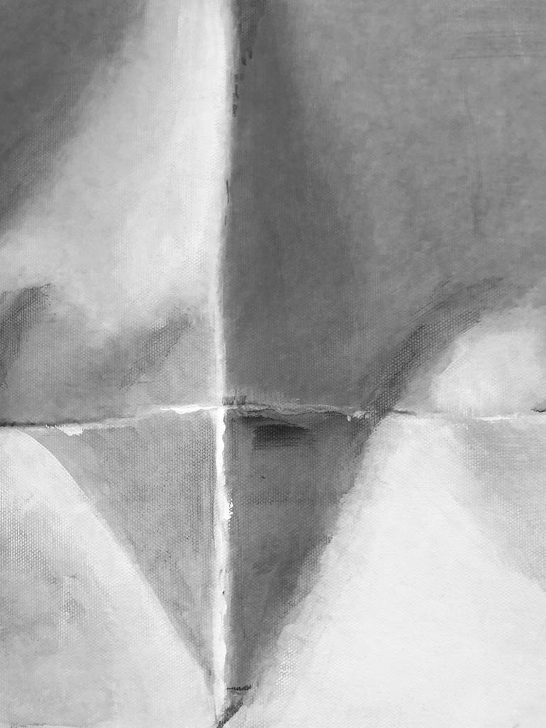 Original Abstract Geometric Painting by Ursula Radel-Leszczynski