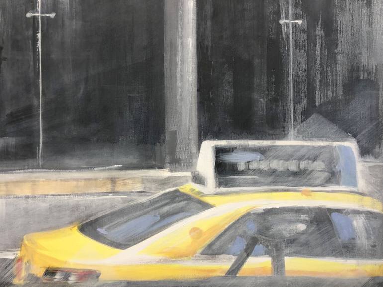 Original Figurative Architecture Painting by Ursula Radel-Leszczynski