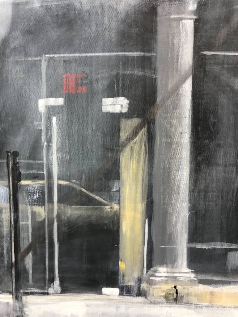 Original Figurative Architecture Painting by Ursula Radel-Leszczynski