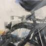 Jumping back once again from abstract works to figurative. Continuation of one my favorite themes (art fairs or museums). Painted first in acrylic, then finished in oils. Stretched, ready to hang. NOT framed (virtual frame here)