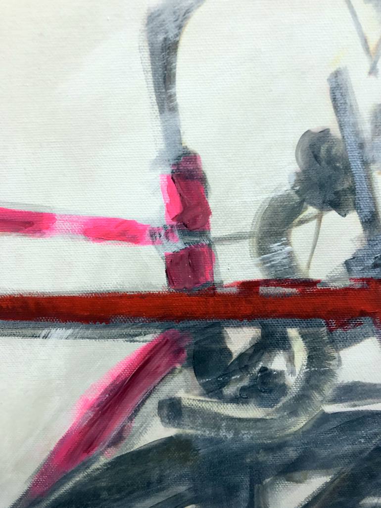 Original Figurative People Painting by Ursula Radel-Leszczynski