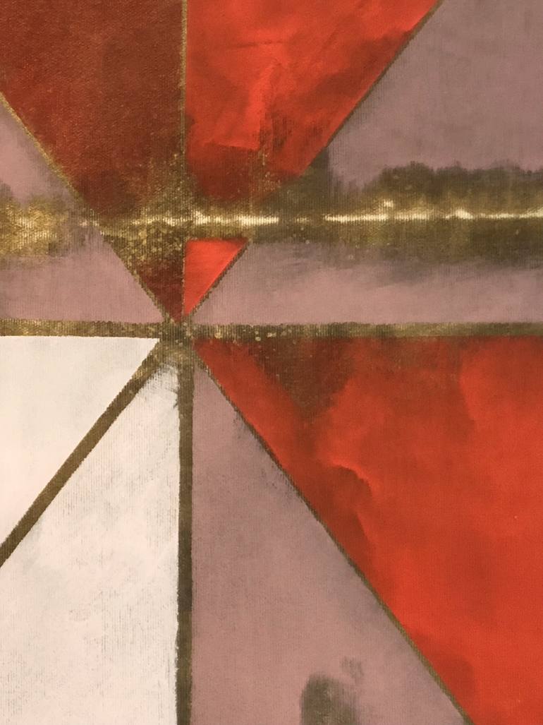 Original Abstract Expressionism Abstract Painting by Ursula Radel-Leszczynski