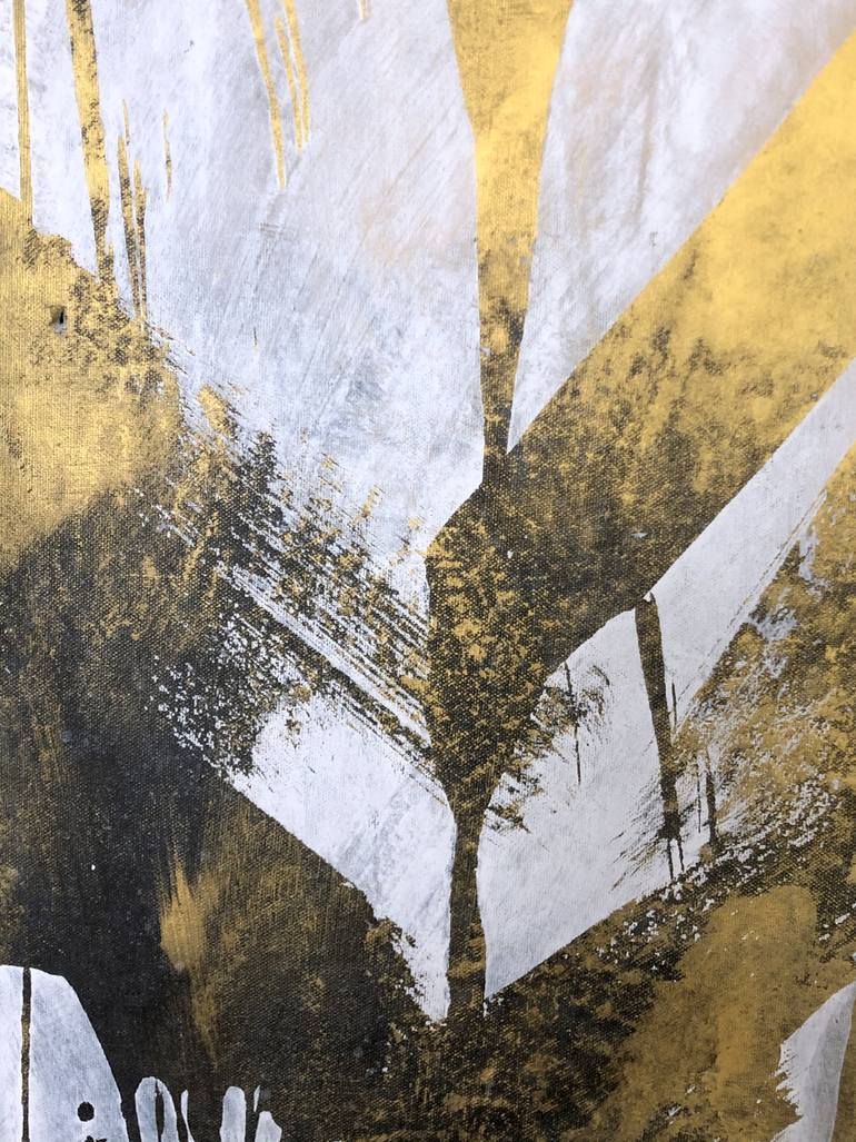 Original Fine Art Abstract Painting by Ursula Radel-Leszczynski