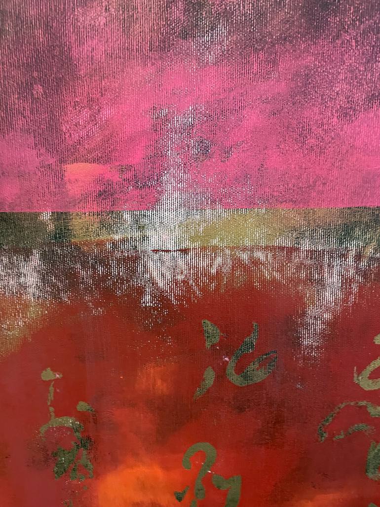 Original Abstract Expressionism Abstract Painting by Ursula Radel-Leszczynski