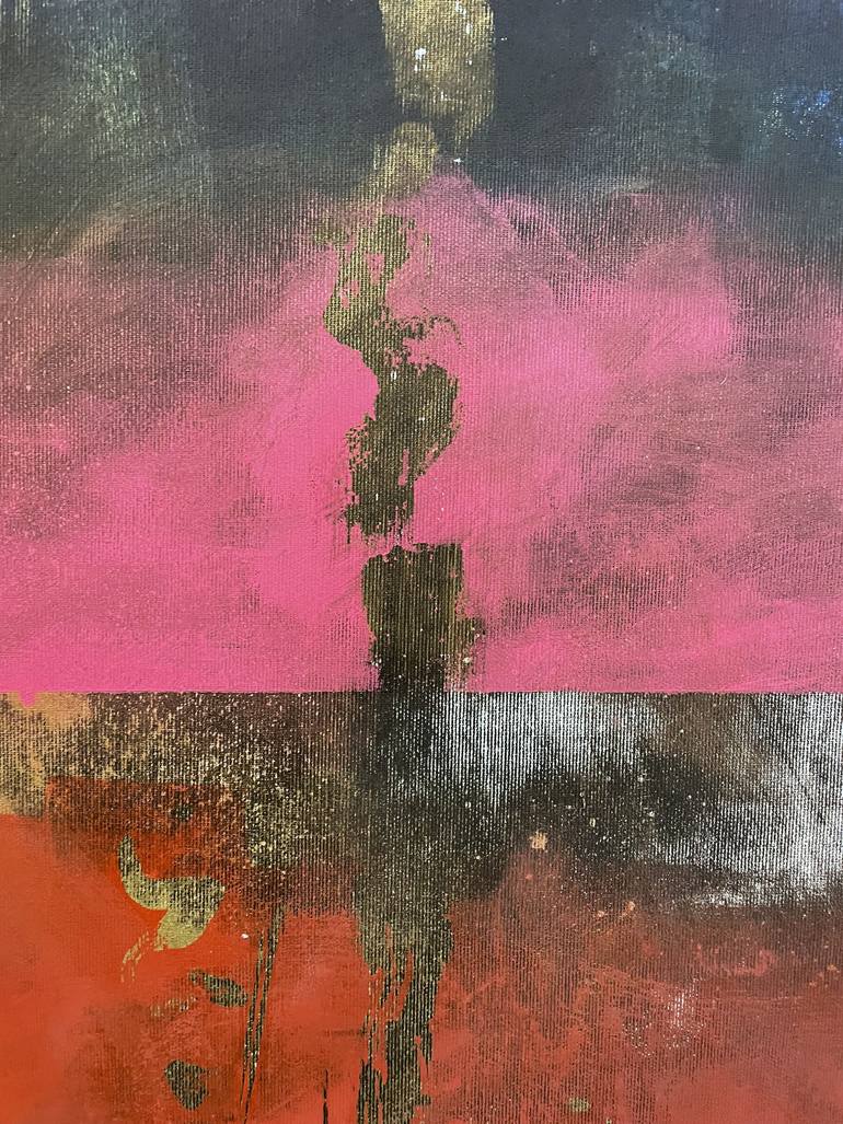 Original Abstract Expressionism Abstract Painting by Ursula Radel-Leszczynski