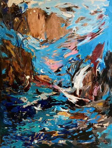Original Contemporary Seascape Paintings by Lika Shkhvatsabaia