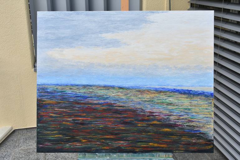Original Impressionism Seascape Painting by Nick Shaw