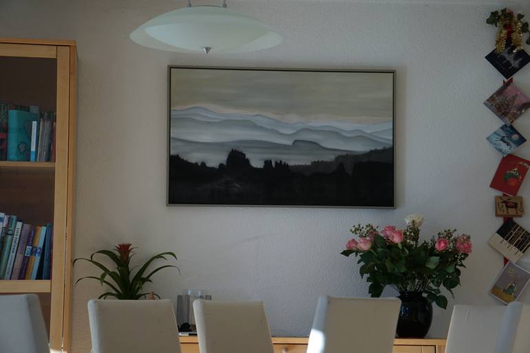 Original Abstract Landscape Painting by Nick Shaw