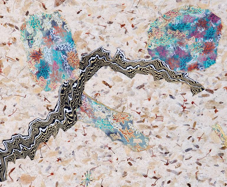 Original Other Botanic Collage by Rosalinda Kolb