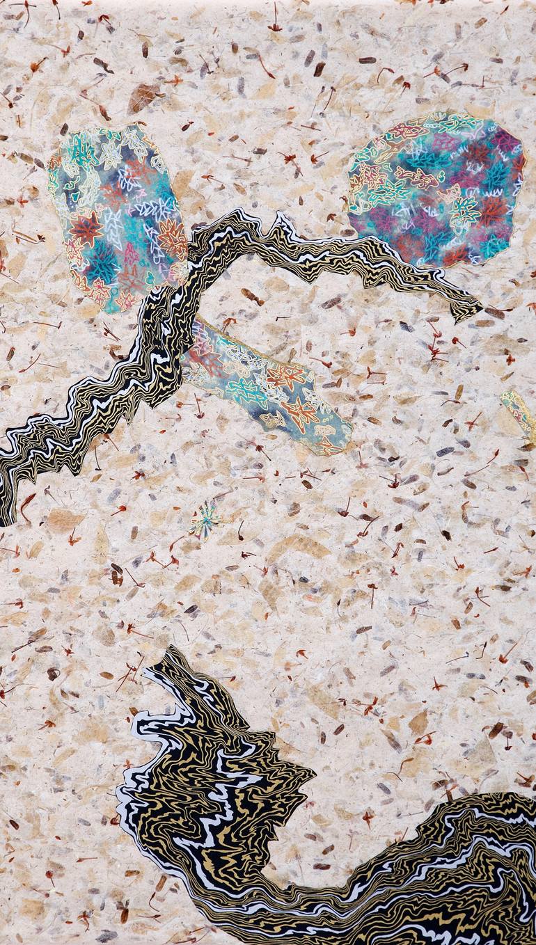 Original Other Botanic Collage by Rosalinda Kolb