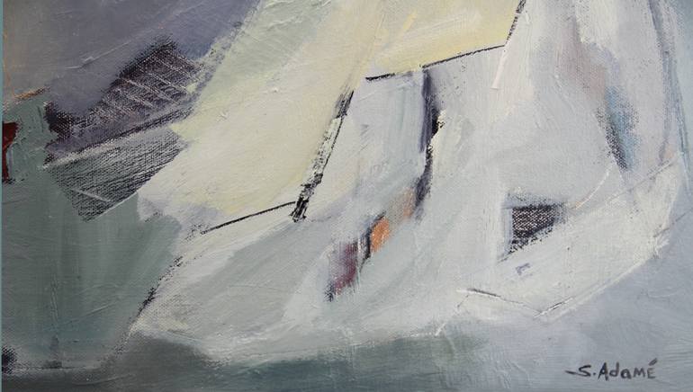 Original Abstract Expressionism Abstract Painting by Susan Adame
