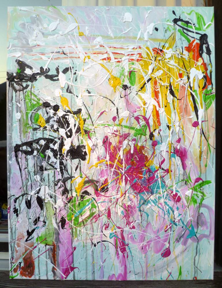 Original Abstract Painting by Conni Lechner