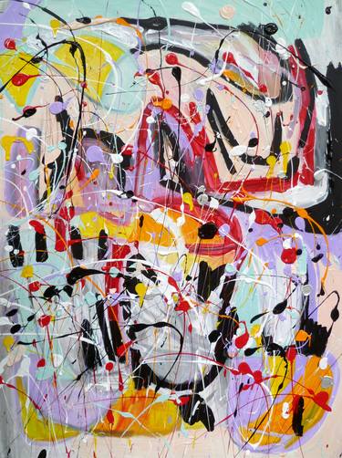 Original Abstract Paintings by Conni Lechner