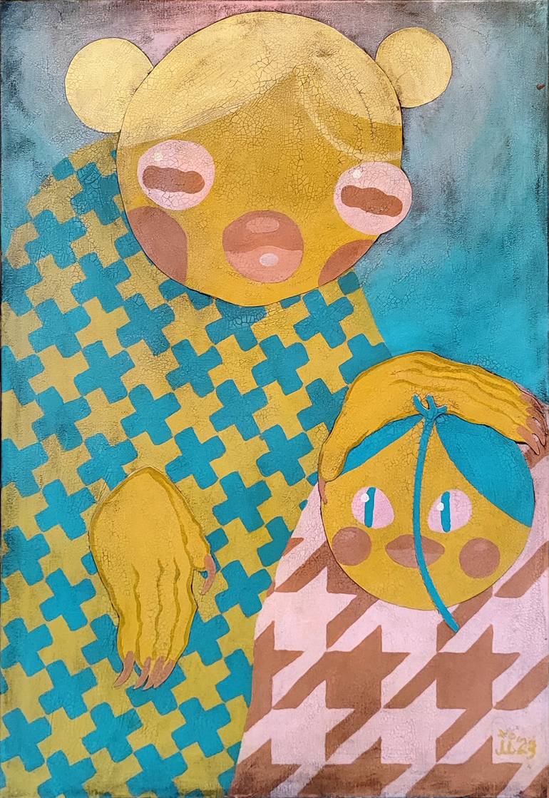 Print of Contemporary Family Paintings by Maria Evestus