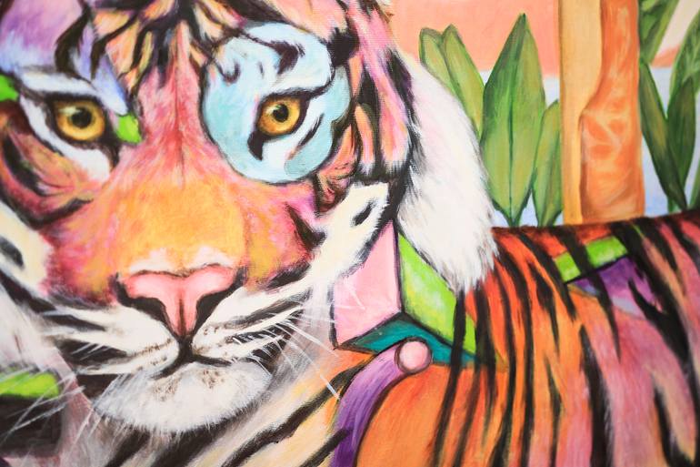 Original Figurative Animal Painting by Lidia Kuneca