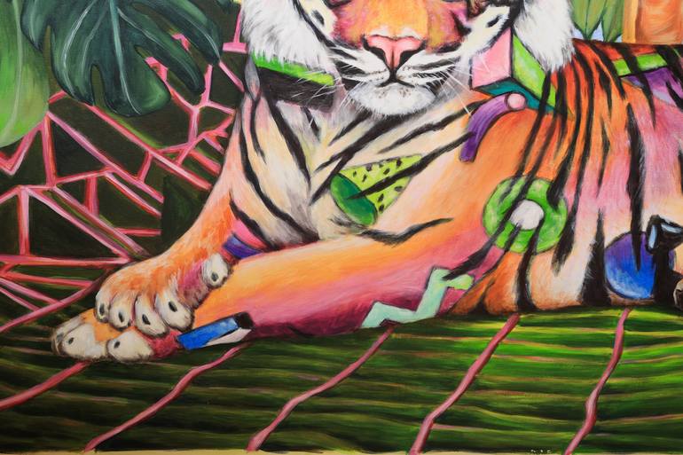Original Figurative Animal Painting by Lidia Kuneca