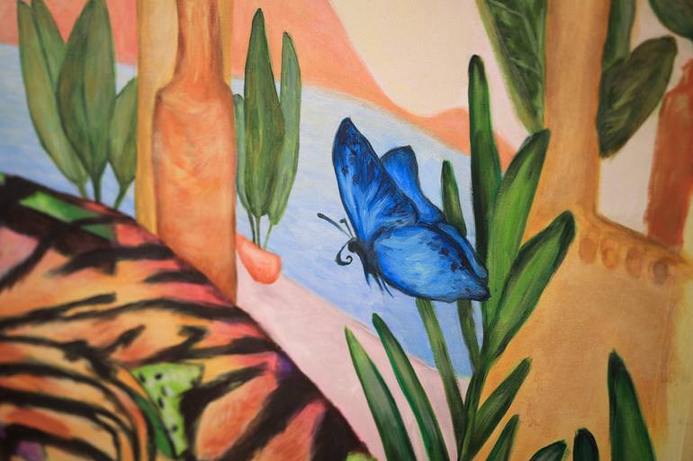 Original Figurative Animal Painting by Lidia Kuneca