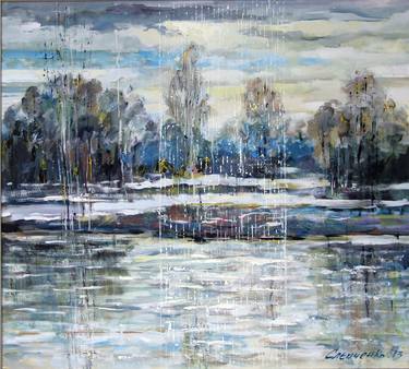 Print of Fine Art Landscape Paintings by Volodymyr Slepchenko