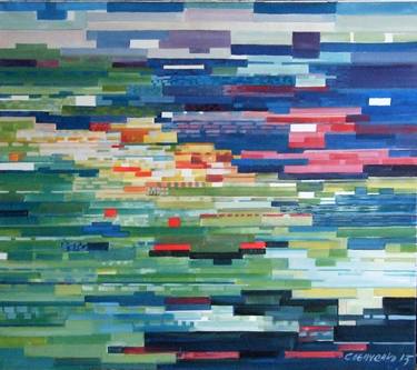 Print of Abstract Landscape Paintings by Volodymyr Slepchenko