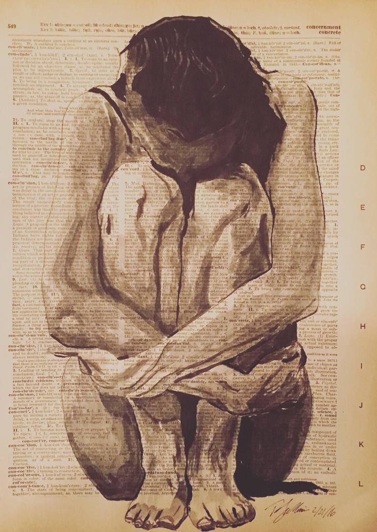 The Bottom Drawing By Tom Sullivan Saatchi Art Their side with their arms and legs tightly pulled against their chest, much like a fetus inside the womb. usd