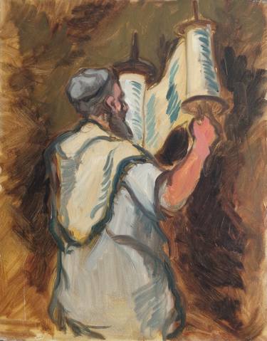 Holding the Torah thumb