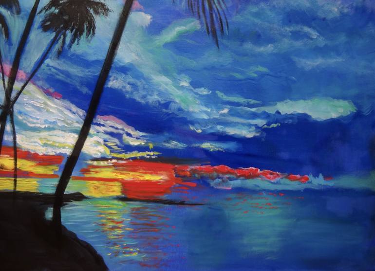 Original Seascape Painting by Jenny Jonah