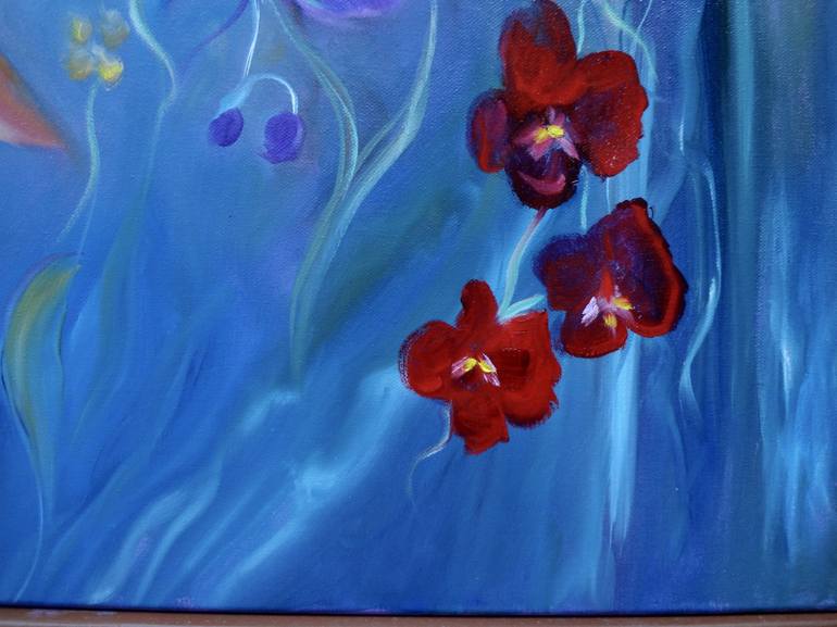 Original Contemporary Floral Painting by Jenny Jonah