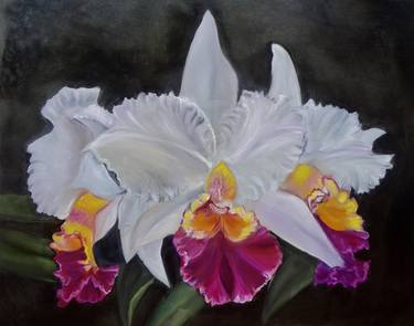 Print of Fine Art Floral Paintings by Jenny Jonah