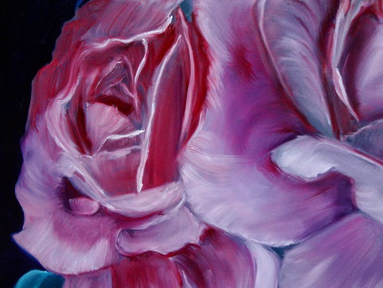 Original Contemporary Floral Painting by Jenny Jonah