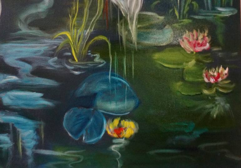 Original Abstract Expressionism Abstract Painting by Jenny Jonah