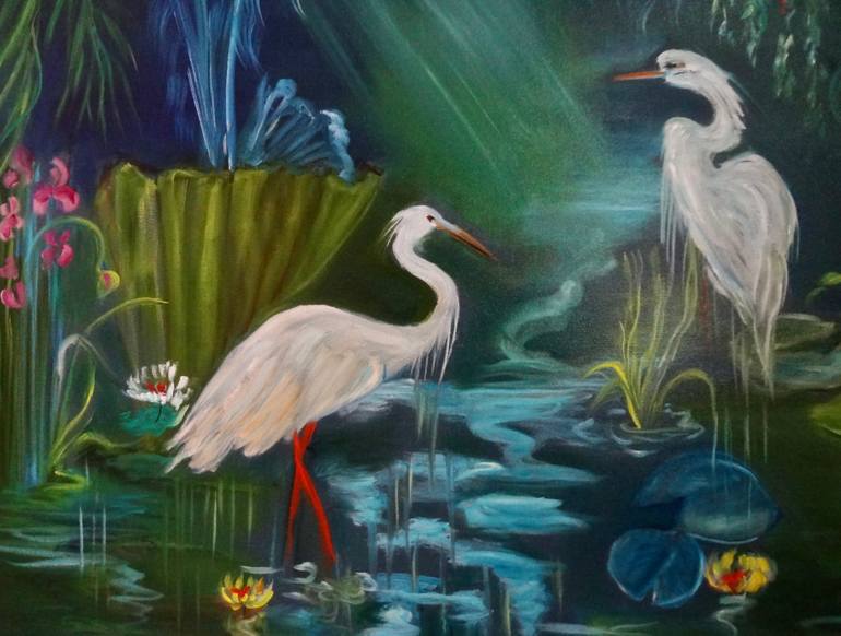 Original Abstract Expressionism Abstract Painting by Jenny Jonah