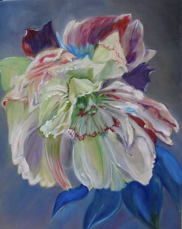 Print of Figurative Floral Paintings by Jenny Jonah