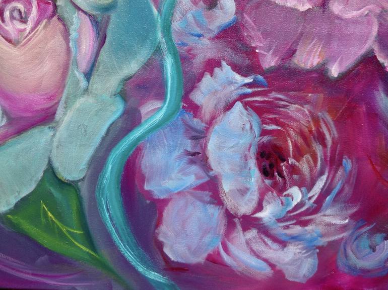 Original Contemporary Floral Painting by Jenny Jonah