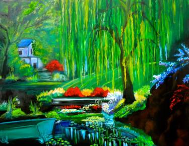 Hidden Home on Monet's Pond thumb