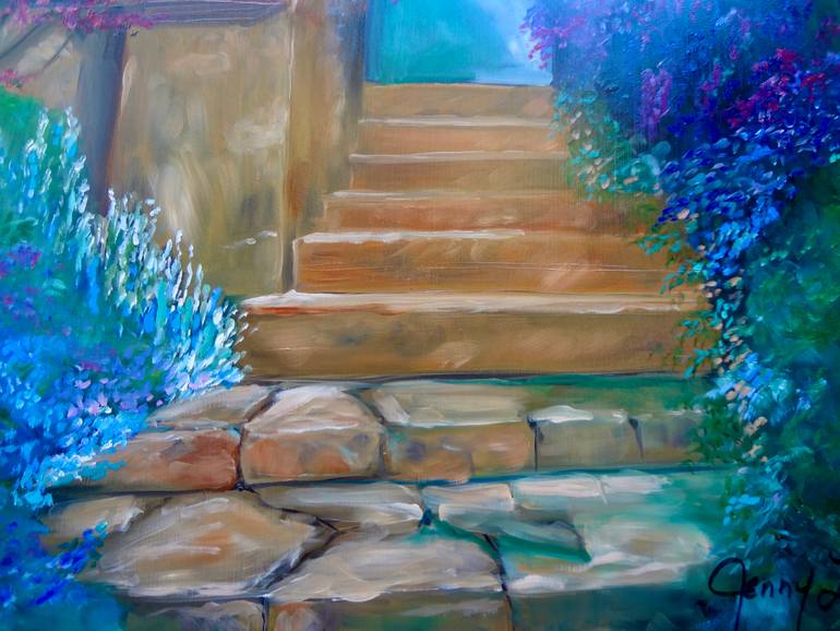 Original Contemporary Garden Painting by Jenny Jonah