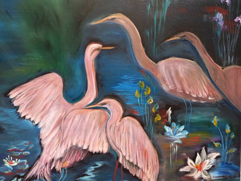 Original Impressionism Landscape Painting by Jenny Jonah