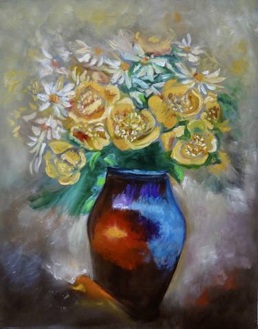 Original Impressionism Floral Paintings by Jenny Jonah