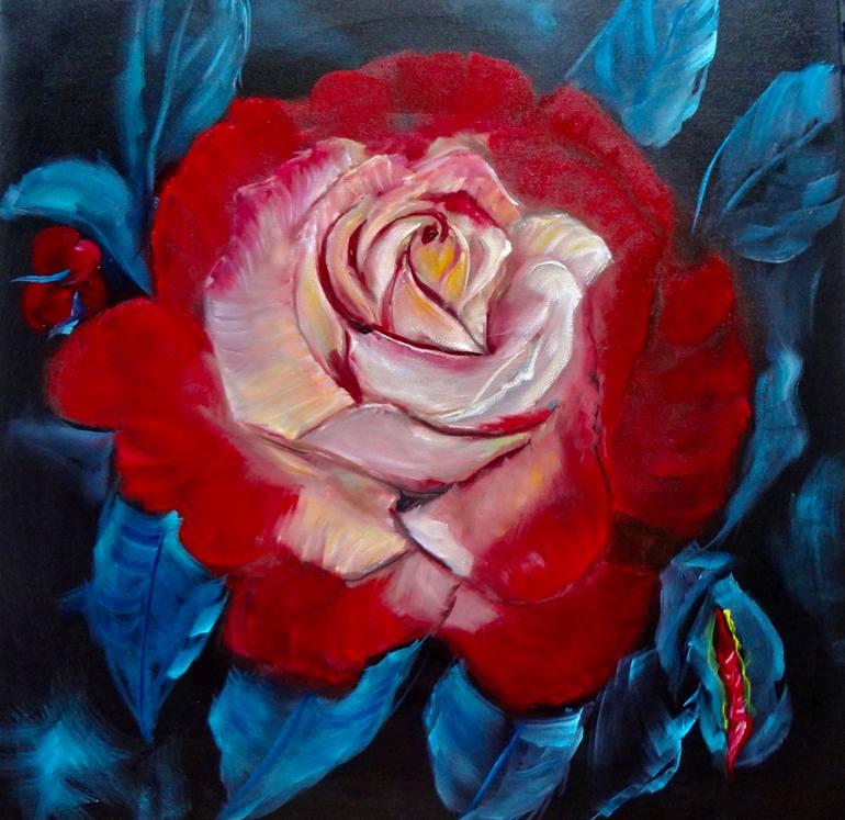 メモリー⑦ Hawaii Calls Hula Girl Painting by Jenny Jonah | Saatchi Art Austria