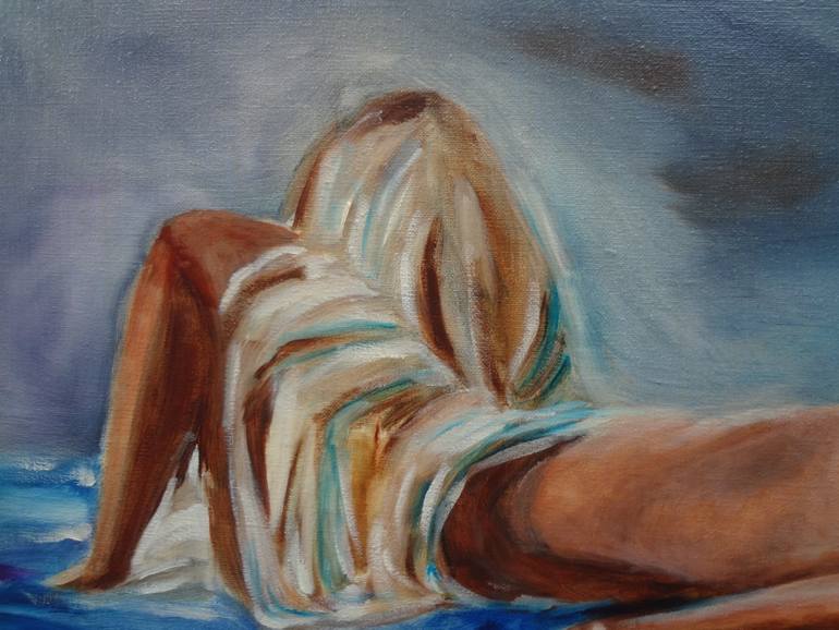 Original Impressionism Erotic Painting by Jenny Jonah